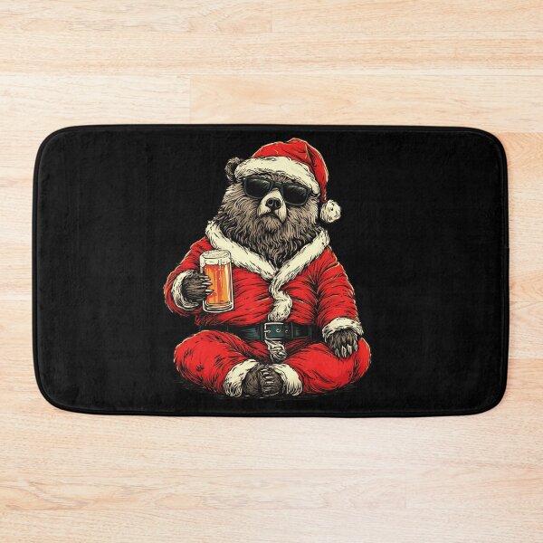 Item preview, Funny Beer Santa Bear Holiday Christmas designed and sold by k3rstman1.