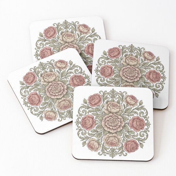 Item preview, Flower Mandala - Vintage Botanical Style designed and sold by Gradasdaughter.