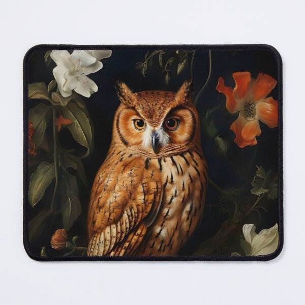 Item preview, Vintage Owl Print, Dark Academia Cottagecore Wall Art designed and sold by SavageVision.