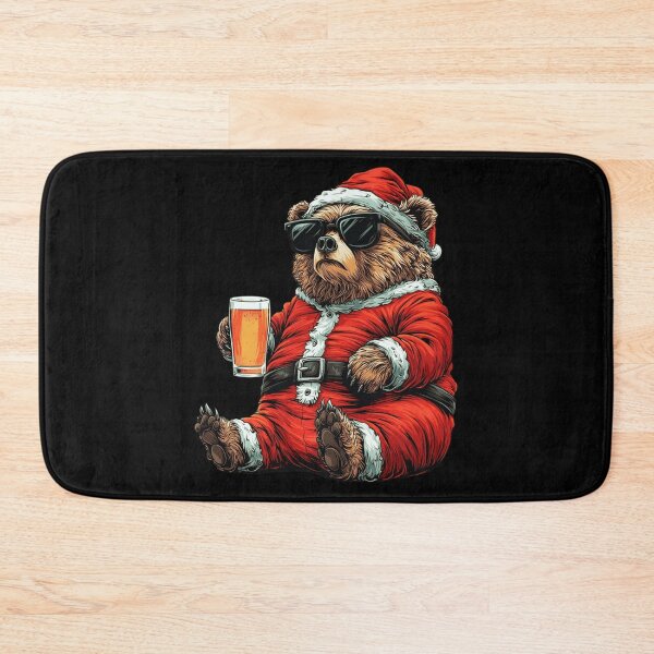 Item preview, Cool Santa Bear Sunglasses Beer Christmas designed and sold by k3rstman1.