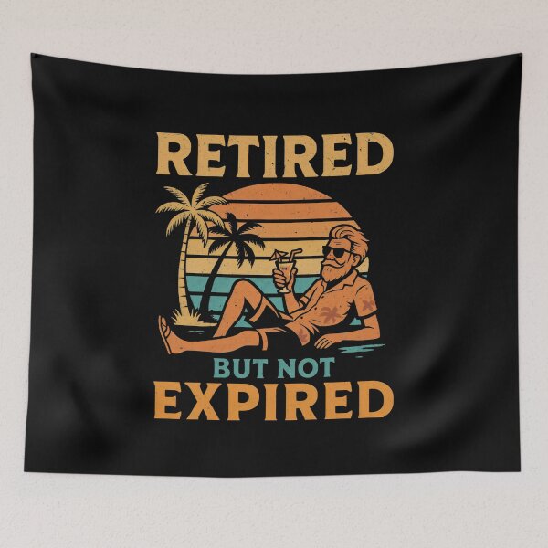 Item preview, Retired But Not Expired designed and sold by DemureArtsy.
