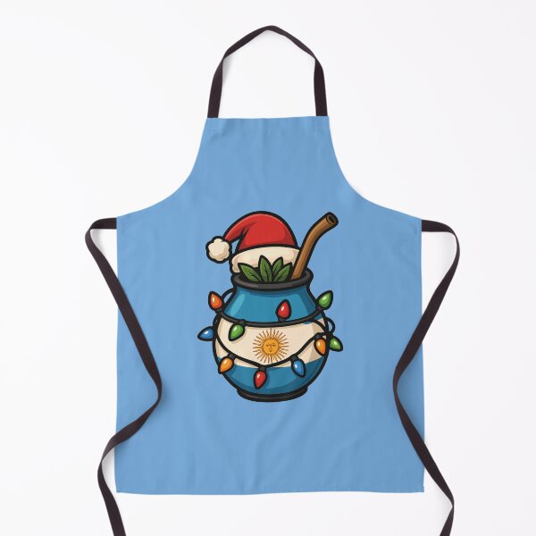 Item preview, Christmas Yerba Mate - Argentine Flag designed and sold by MonkaDesigns.