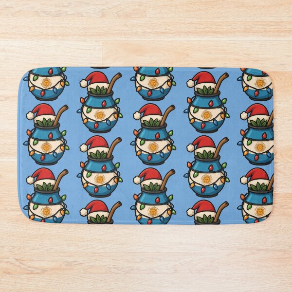 Item preview, Christmas Yerba Mate - Argentine Flag designed and sold by MonkaDesigns.