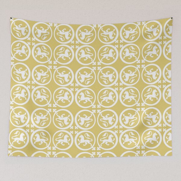 Item preview, Medieval floor tile lion pattern designed and sold by Aisling Tierney.