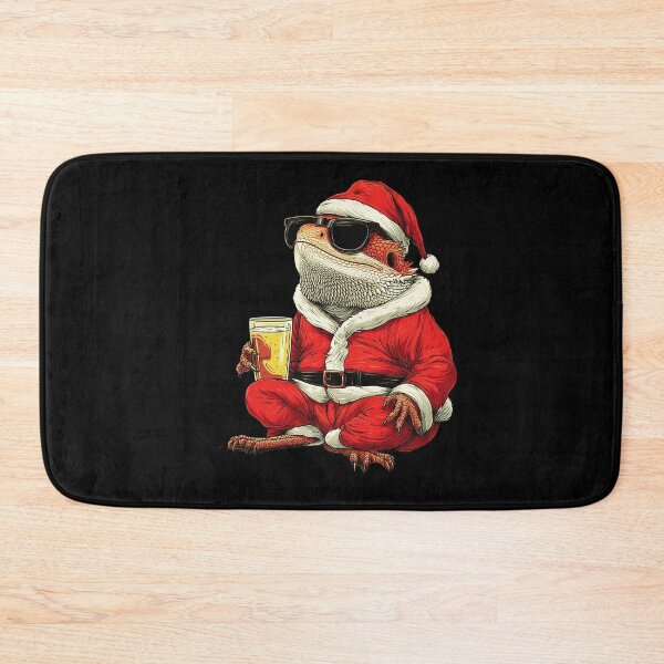 Item preview, Cool Santa Bearded Dragon Beer Christmas designed and sold by k3rstman1.