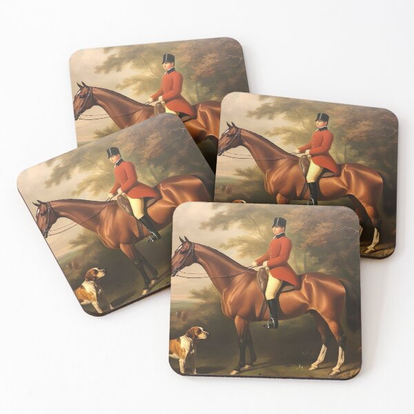 Item preview, Vintage Fox Hunter Print, Huntsman Portrait, Equestrian Wall Art designed and sold by SavageVision.