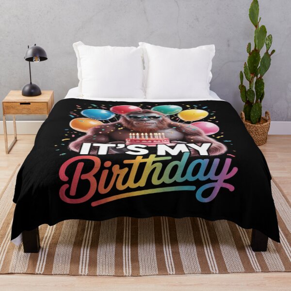 Item preview, It's My Birthday Bigfoot Sasquatch Party Celebration designed and sold by THagBlue.