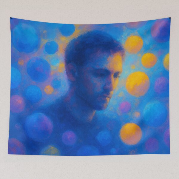 Item preview, Shadowy, oscillating between worlds of color designed and sold by Sigtrix.