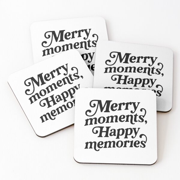 Item preview, Merry moments happy memories,positive vibes designed and sold by CloudyPress.