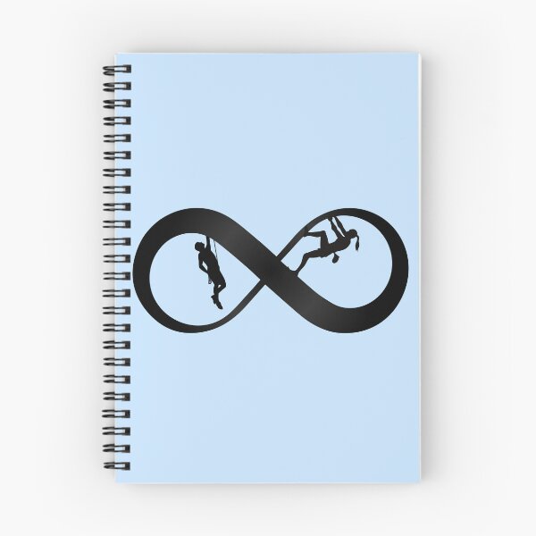 Item preview, Infinity Climber – Rock Wall Climbing Silhouette Design designed and sold by Ivy-Triggs.