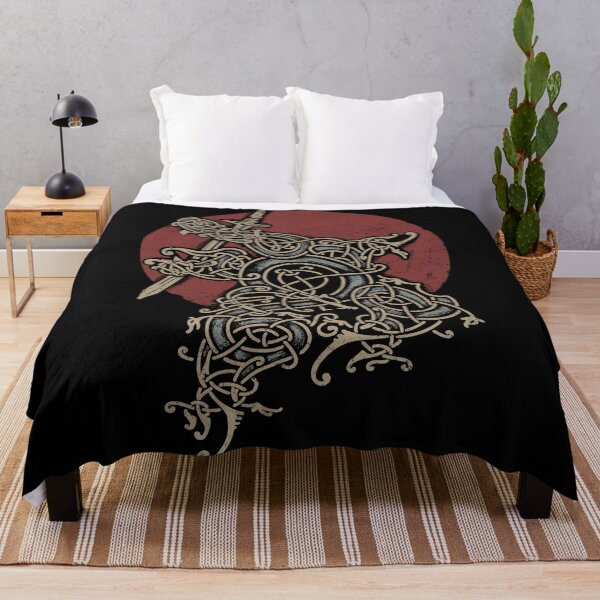 Item preview, Fenrir Wolf & Sunset designed and sold by Marsdk Art.