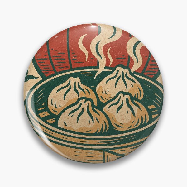 Item preview, Vintage Chinese Dumplings Poster – Retro Steamer Food Art Print designed and sold by Travel Shop.