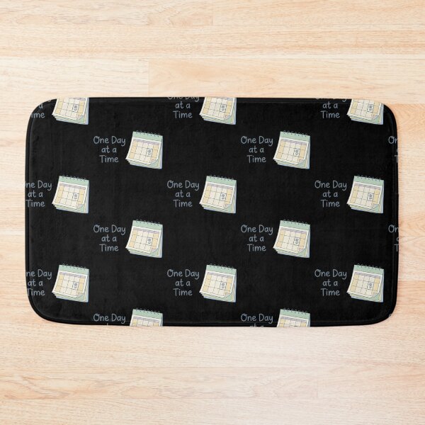 Item preview, One Day at a Time – Gentle Reminder Minimalist Mental Health Design designed and sold by CuteOasis.