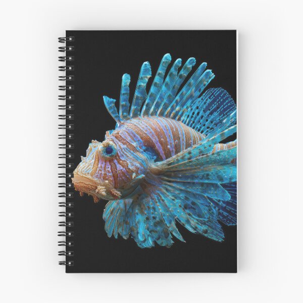 Item preview, Lionfish on Black designed and sold by Elisabeth Lucas.
