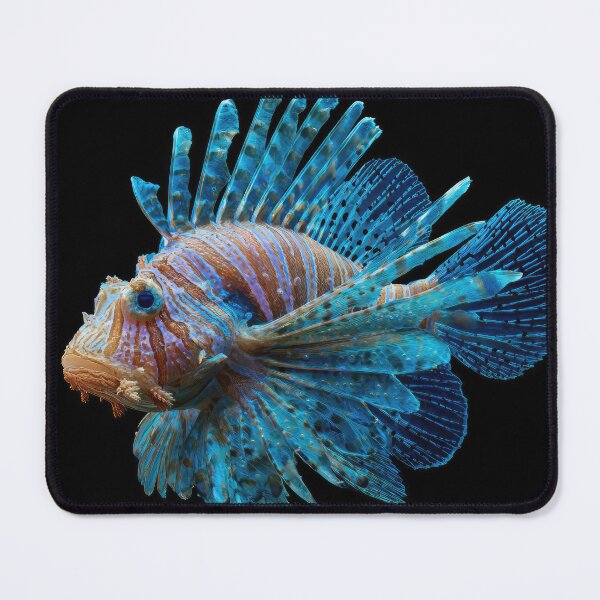 Item preview, Lionfish on Black designed and sold by Elisabeth Lucas.