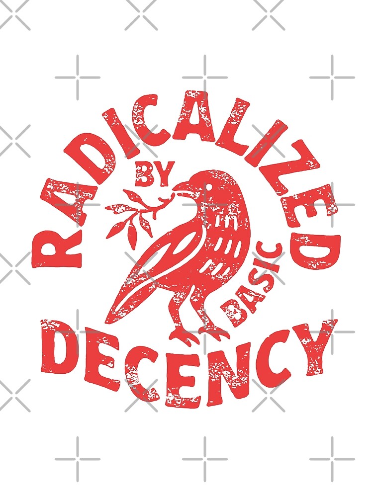 Thumbnail 3 of 3, Scarf, radicalized by basic decency designed and sold by daphneburke8.