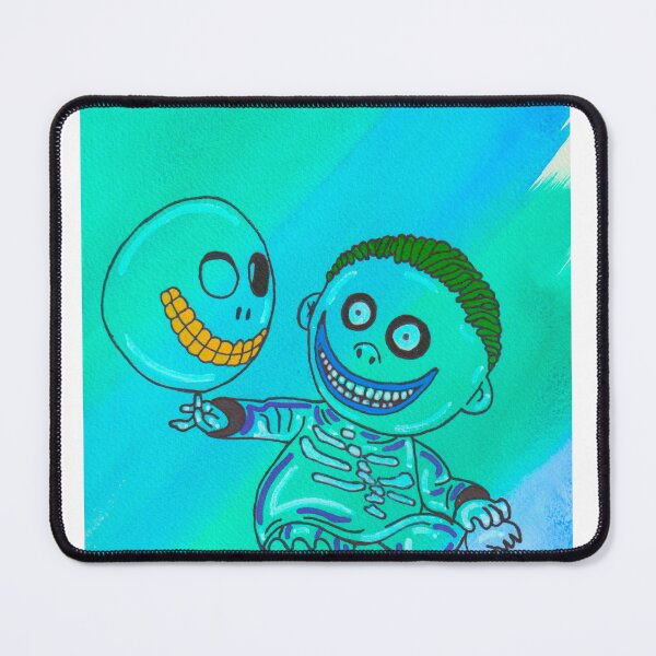Item preview, Little Trickster & the Grinning Mask – Neon Pop Art designed and sold by The-painted-sb.