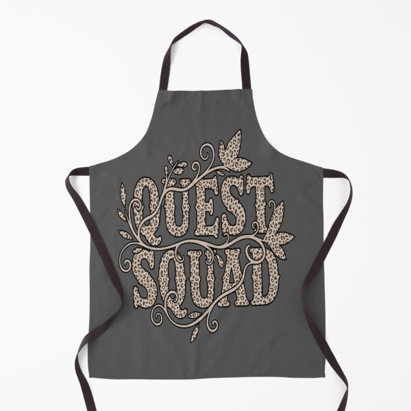 Item preview, Quest Squad leopard pattern lettering artwork designed and sold by OddlyMerch.