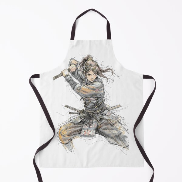 Item preview, Female samurai in battle field designed and sold by OniBladeStudio.