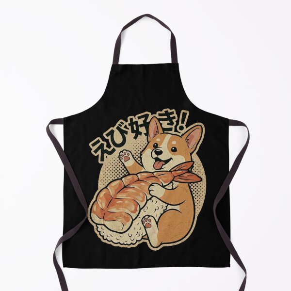 Item preview, Ebi Suki! Cute Corgi Shrimp Sushi Dog - Funny Japanese Food Lover Gift designed and sold by Bongocomic.