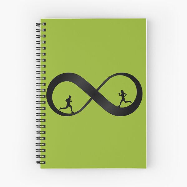 Item preview, Infinity Runner – Running Man Silhouette Loop designed and sold by Ivy-Triggs.