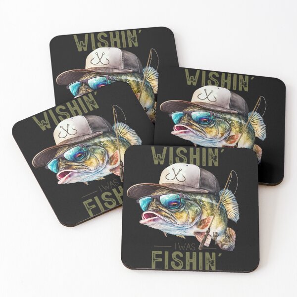 Item preview, WISHIN I WAS FISHING designed and sold by WildBoysShop.