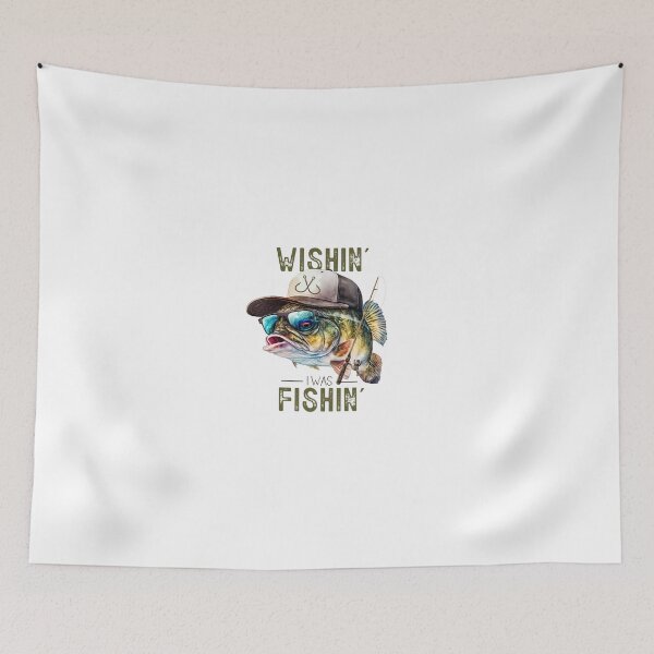 Artikelvorschau, WISHIN I WAS FISHING entworfen und verkauft von WildBoysShop.