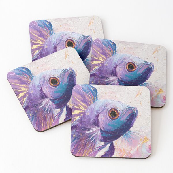Item preview, Purple Betta Fish designed and sold by Elisabeth Lucas.