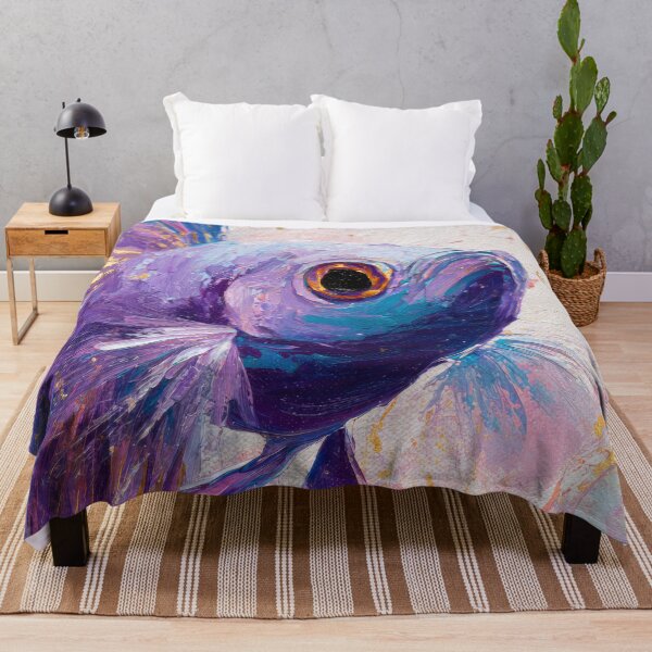 Item preview, Purple Betta Fish designed and sold by Elisabeth Lucas.