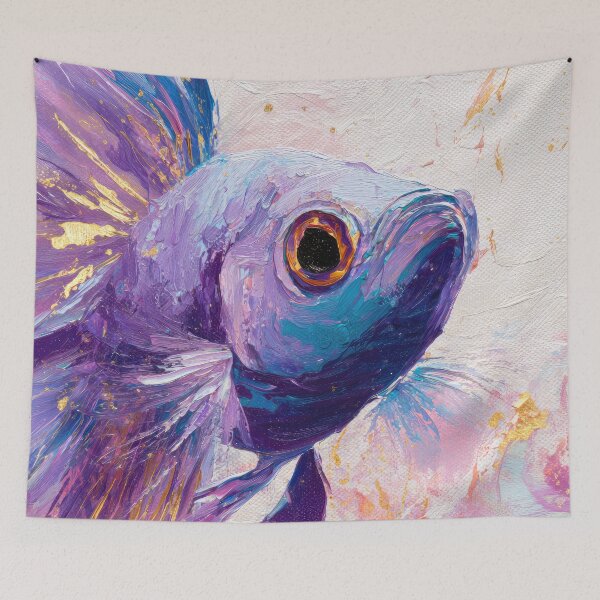 Item preview, Purple Betta Fish designed and sold by Elisabeth Lucas.