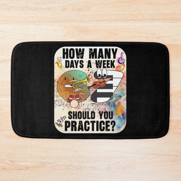 Item preview, How Many Days A Week Should You Practice, 6-7, Six Seven Meme designed and sold by Doodle-Bloom.