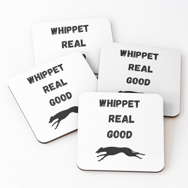 Item preview, Whippet Real Good – Minimalist Funny Sighthound Typography designed and sold by Panoramax.