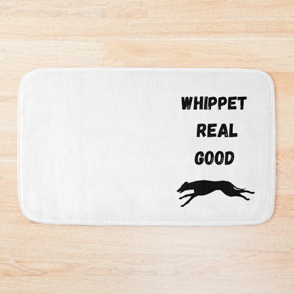 Item preview, Whippet Real Good – Minimalist Funny Sighthound Typography designed and sold by Panoramax.