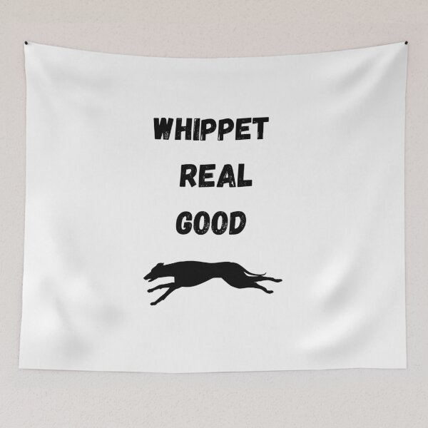 Item preview, Whippet Real Good – Minimalist Funny Sighthound Typography designed and sold by Panoramax.