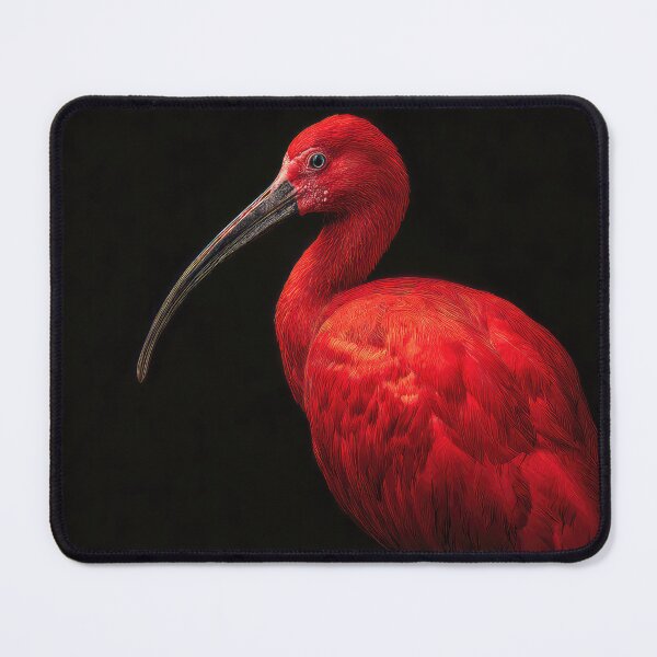 Item preview, Scarlet Ibis on Black designed and sold by Elisabeth Lucas.