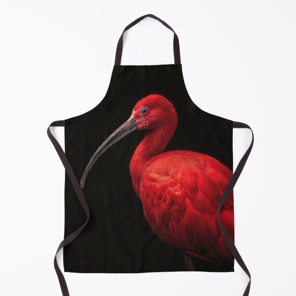 Item preview, Scarlet Ibis on Black designed and sold by Elisabeth Lucas.