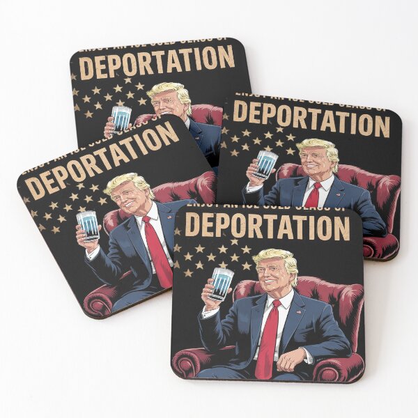 Item preview, ICE Enjoy An Ice Cold Glass Of Deportation 2025  designed and sold by KotexTemu.