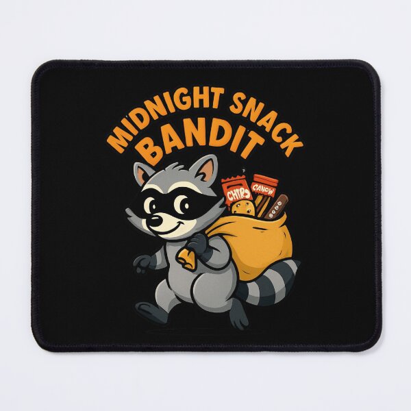 Item preview, Midnight Snack Bandit Raccoon – Funny Cute Snack Lover Design designed and sold by Kotalo.