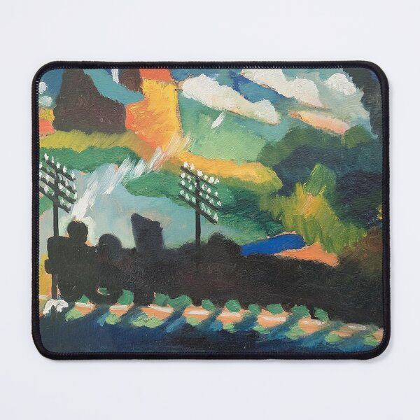 Item preview, Kandinsky -Murnau View with Railway and Castle designed and sold by tomorrowsart.