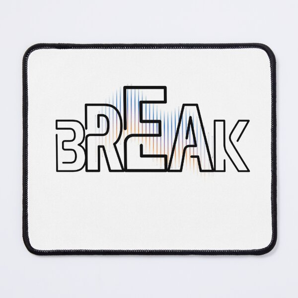 Item preview, BREAK Typography Aesthetic Design designed and sold by UNIpik.