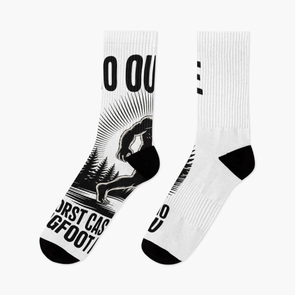 Item preview, Go outside worst case scenario bigfoot kills you designed and sold by THagBlue.