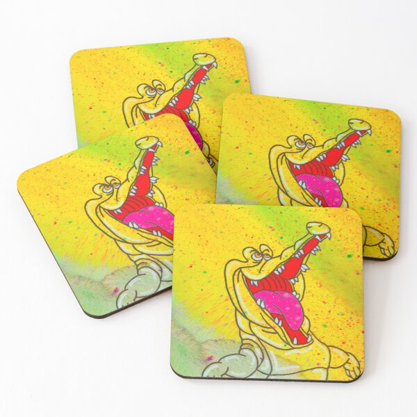 Item preview, Playful Crocodile Splash – Colourful Cartoon Art designed and sold by The-painted-sb.