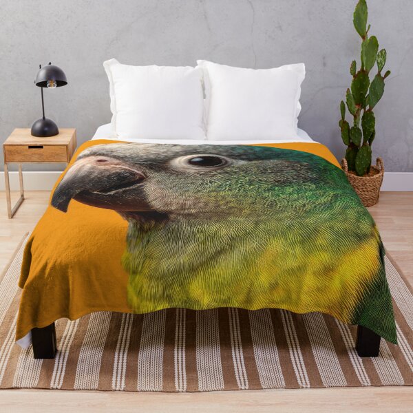 Item preview, Senegal Parrot on Orange designed and sold by Elisabeth Lucas.