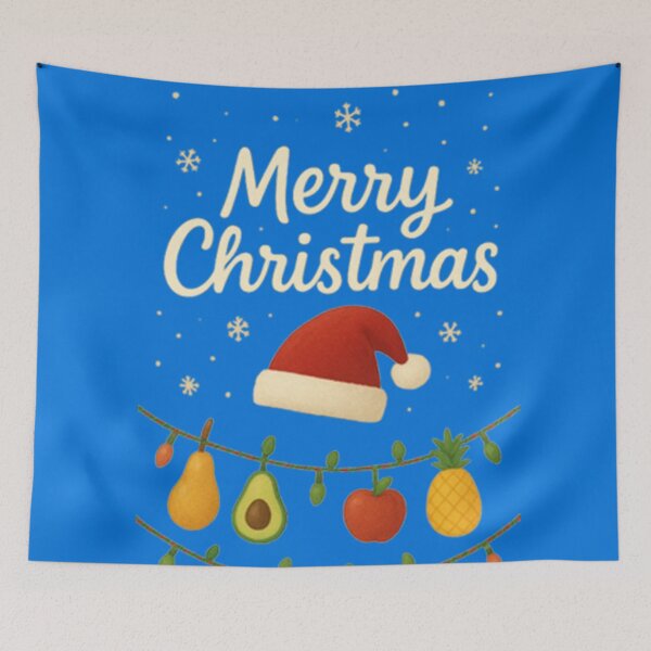 Item preview, Baobab, Avocado & Pineapple Holiday Light Illustration designed and sold by annenambiro.