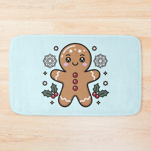 Item preview, Cute Kawaii Gingerbread Man Christmas Cookie | Holiday Design designed and sold by TeeLabDesign.
