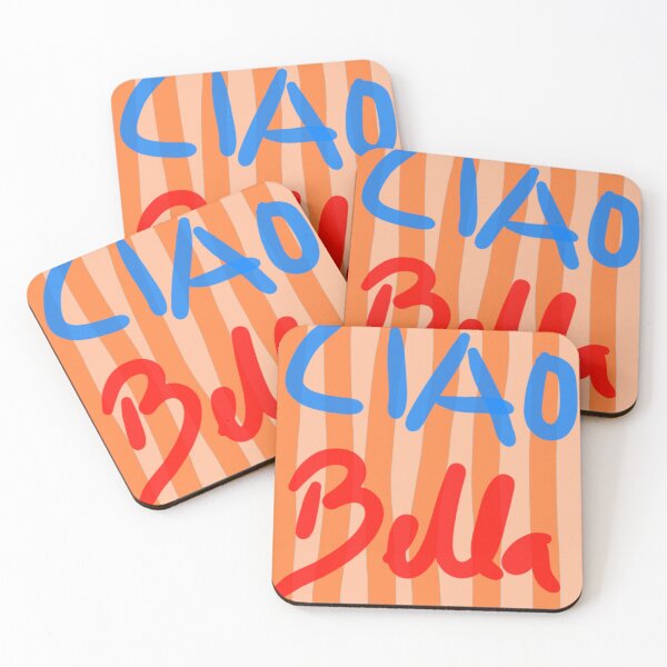 Item preview, Ciao Bella colorful illustration designed and sold by BenCoStyle.