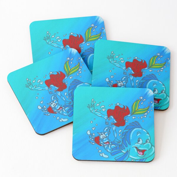 Item preview, Whimsical Underwater Friends – Bright Blue Ocean Illustration designed and sold by The-painted-sb.