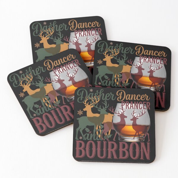 Item preview, Dasher Dancer Prancer and Bourbon  designed and sold by Print-Panda.
