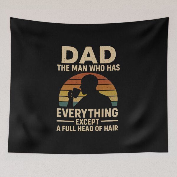 Item preview, Dad The Man Who Has Everything Except A Full Head Of Hair  designed and sold by DemureArtsy.