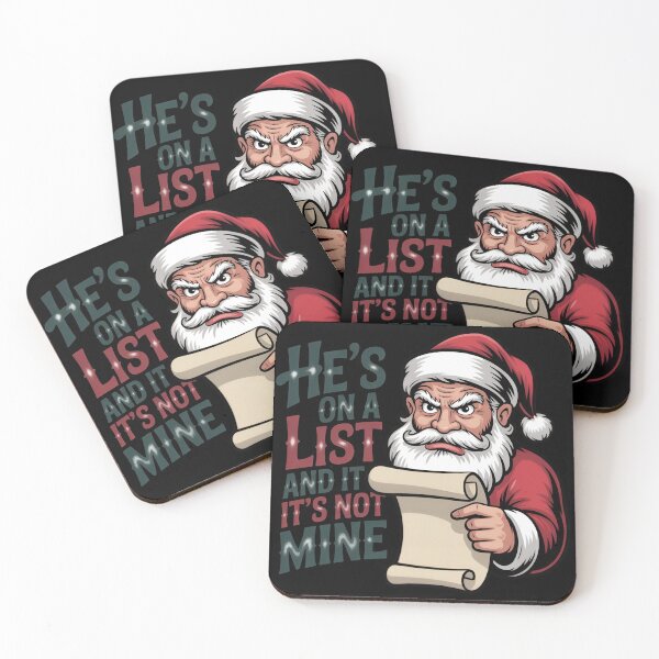 Item preview, He's On A List and It's Not Mine  designed and sold by Print-Panda.